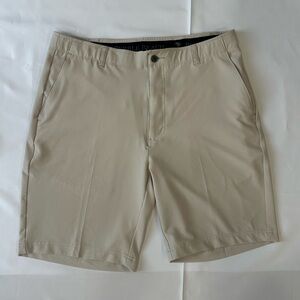 Pebble Beach Men’s Beige Golf Performance Shorts Classic Stretch Size 36